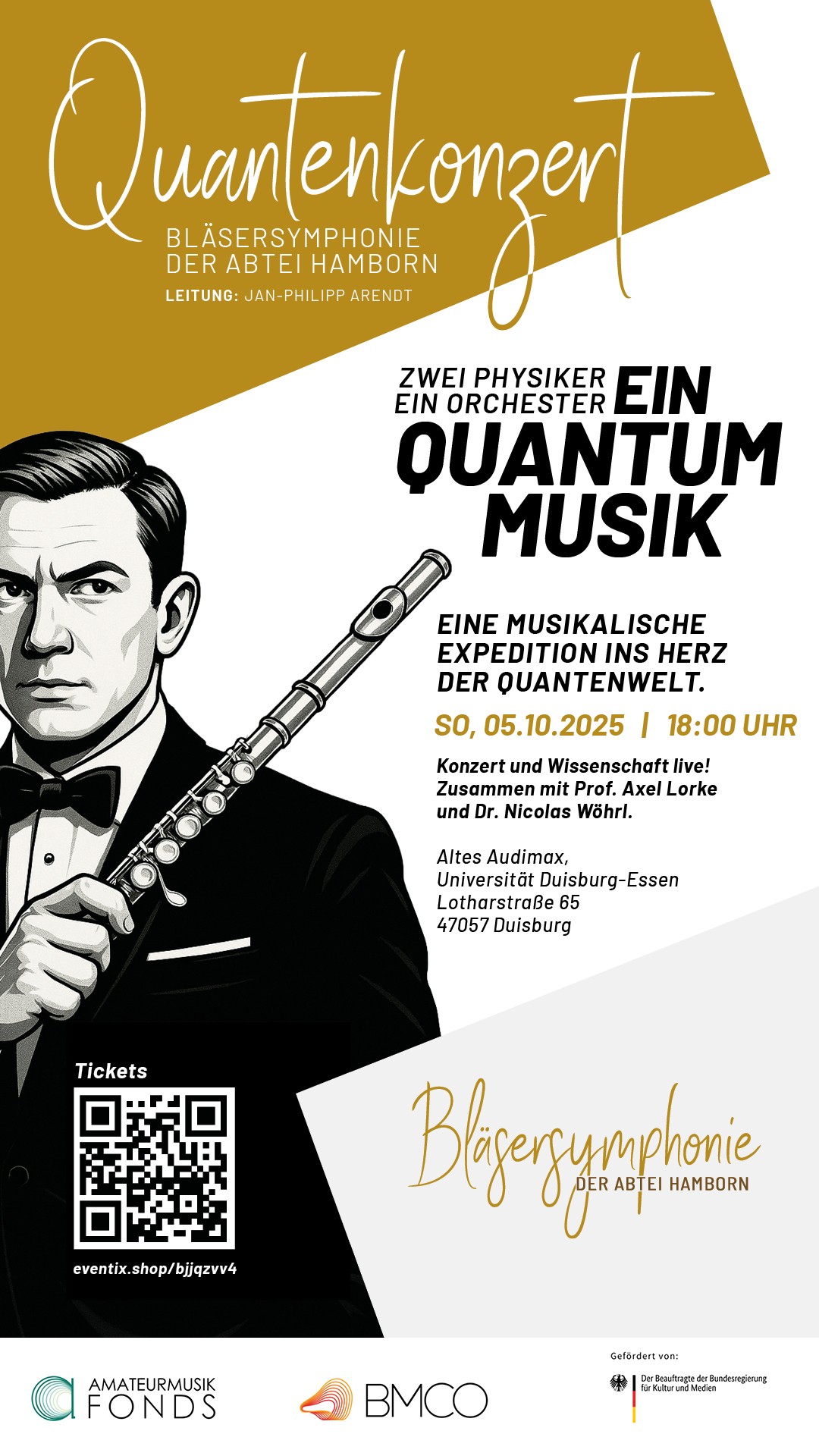Quantenkonzert der Bläsersymphonie der Abtei